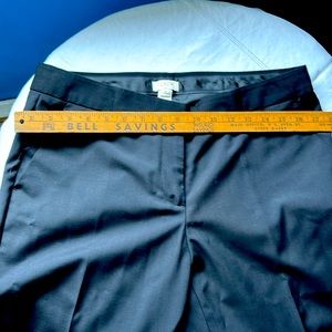 J Crew Wool black pants thin and light